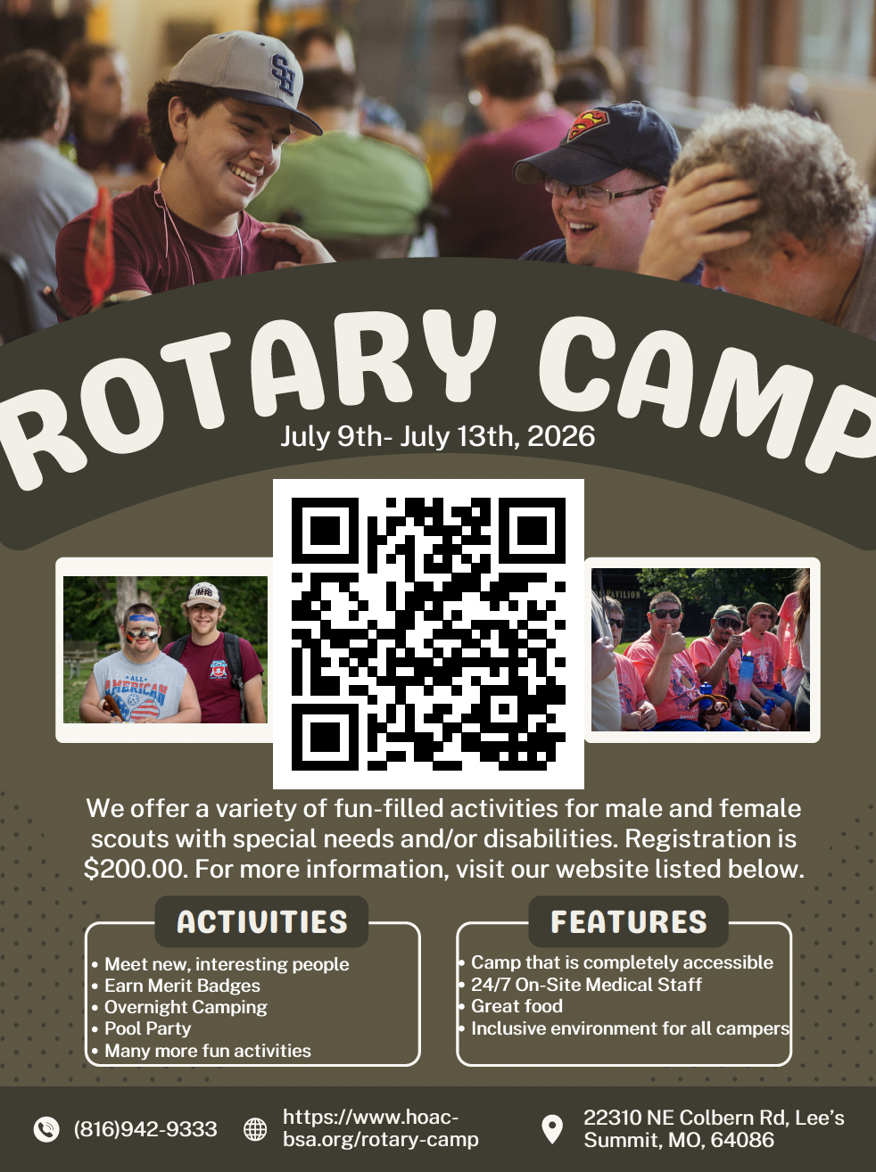 Rotary Camp Flyer