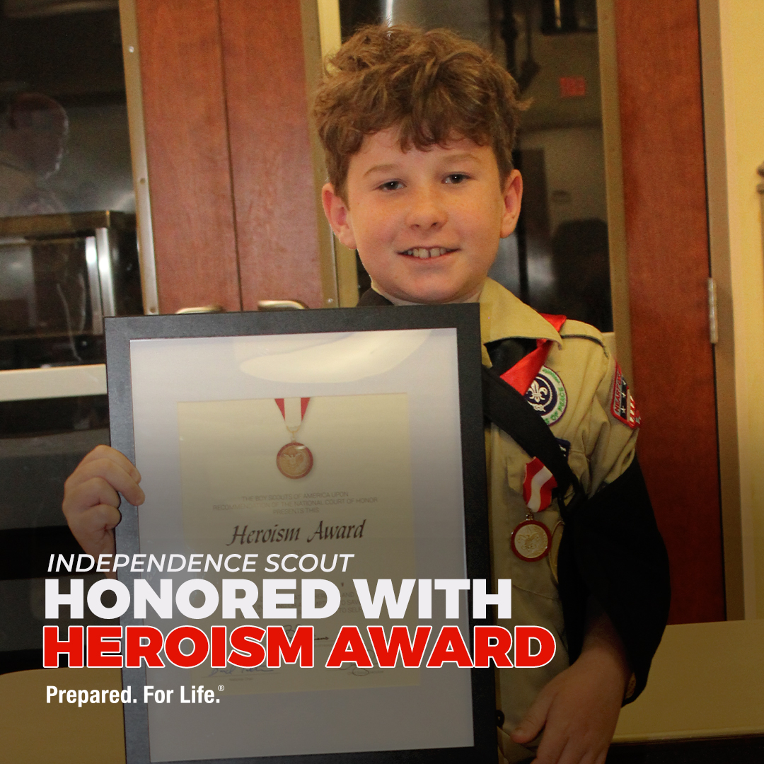 Independence Scout Earns Heroism Award
